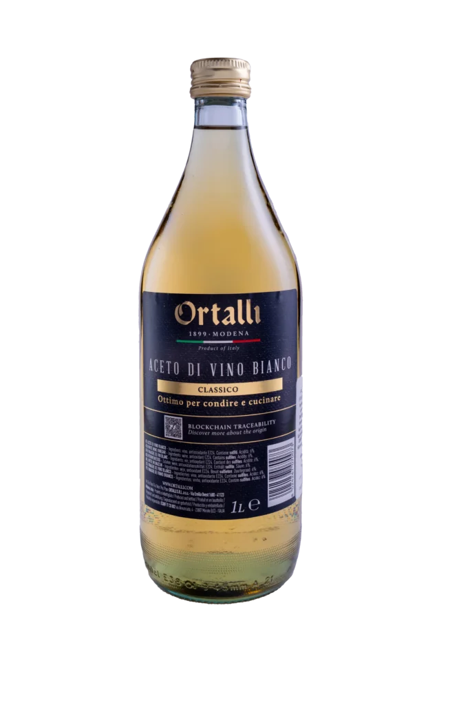Aceto Di Vino Bianco x 1.0Lt Ortalli