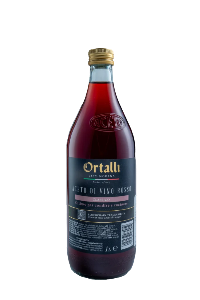 Aceto Di Vino Rosso x 1.0Lt Ortalli
