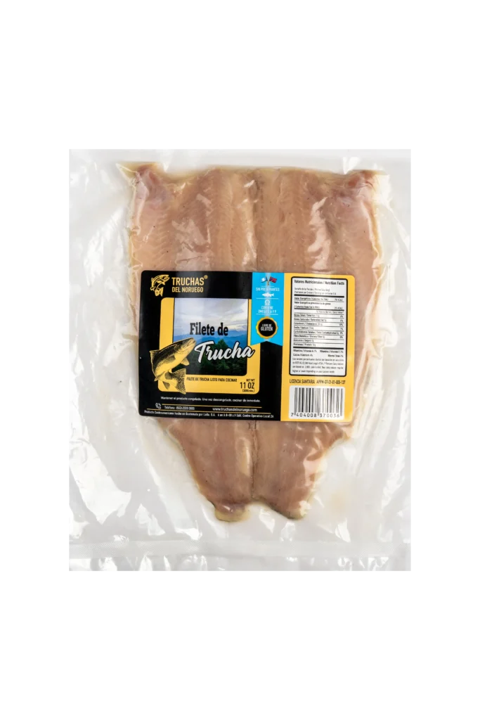 Filete de Trucha x 11oz Del Noruego