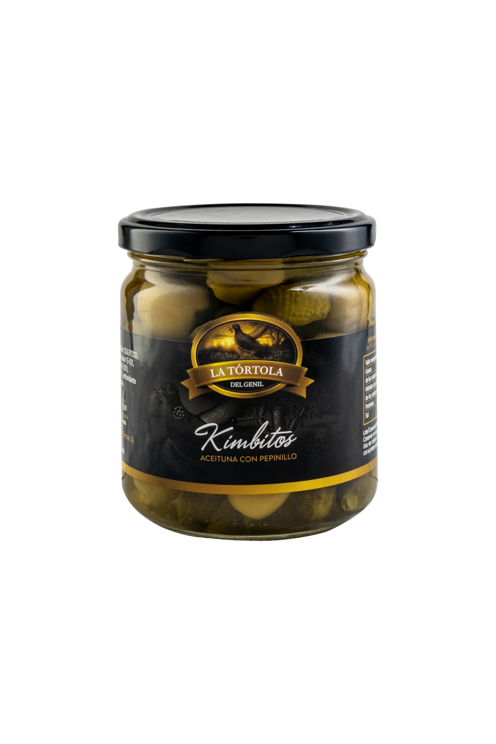 Kimbitos Aceitunas con Pepinillos x 370g La Tórtola