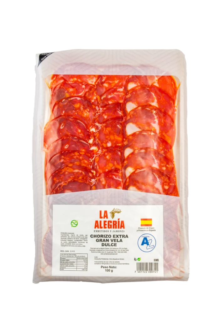 Chorizo Extra Gran vela La Alegria